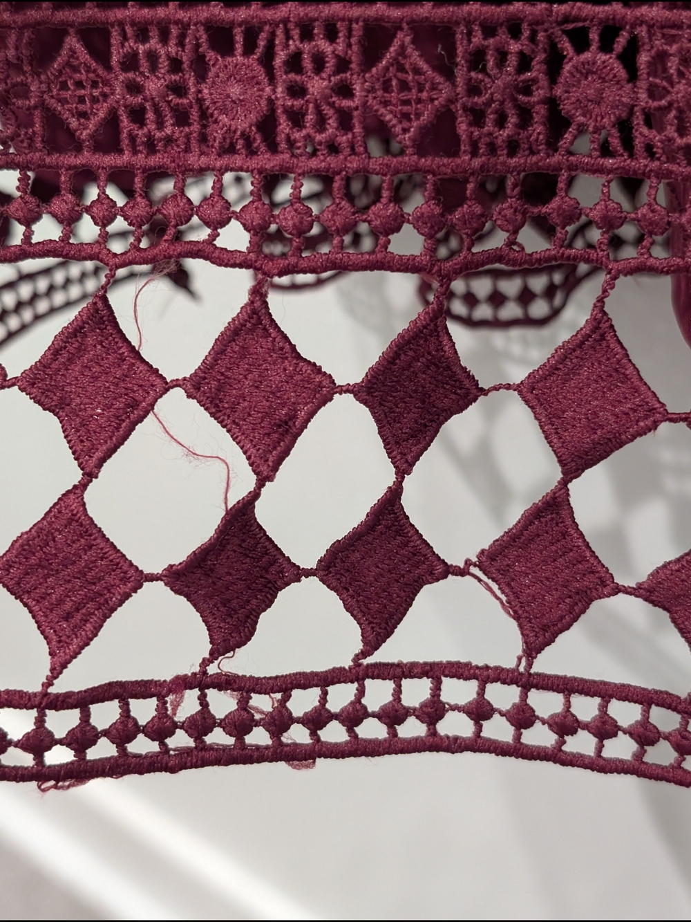 Lulu's Madly In Love Sleeveless Burgundy Lace Fit & Flare Dress - Picture 9 of 10